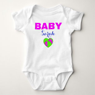 Body Para Bebê Nome do bebê aqui - Nascer novo