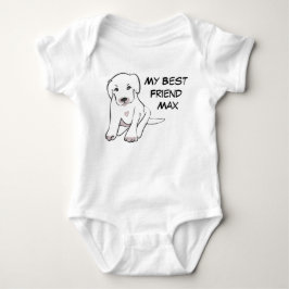 Body Para Bebê Nome do cachorro da minha melhor amiga