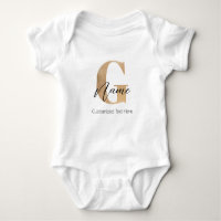 Nome e G Iniciais Modernos Monogramados Personaliz