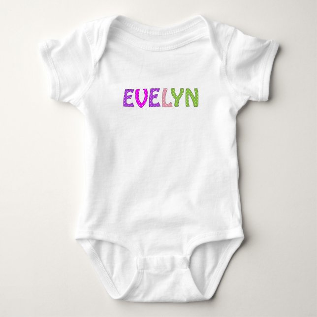 Body Para Bebê Nome Personalizado Bebê (Frente)