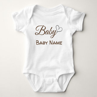 Body Para Bebê Nome Personalizado do Bebê Anúncio de Gravidez