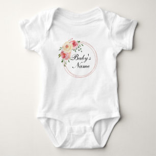 Body Para Bebê Nome personalizado do Keepsaame Nome do bebê Bebê 