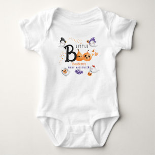 Body Para Bebê Nome Personalizado do Primeiro Feliz Halloween do