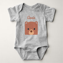 Nome Personalizado do Urso Marrom Fofinho Cinto | 