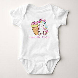 Body Para Bebê Nome Personalizado Fofo Moderno
