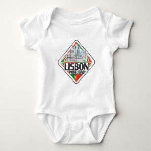 Body Para Bebê Nome Personalizado Lisboa Portugal