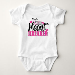Body Para Bebê Nome Personalizado Pequeno Criador Rosa