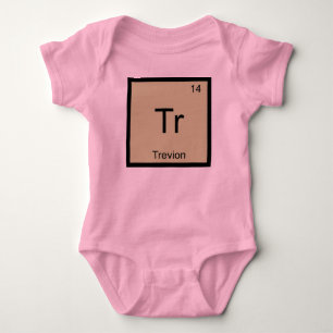 Body Para Bebê Nome Trevion Química Elemento Tabela Periódica