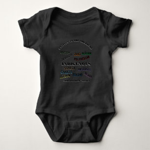 BODY PARA BEBÊ NOMES NATIVOS AMERICANOS EM CAMISETAS-NASCIDOS PAR