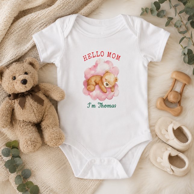 Body Para Bebê Nós Mal Podemos Esperar Menino Urso Churrasco de B (We Can Bearly Wait Boy Cute Bear Baby Shower Bodysuit)