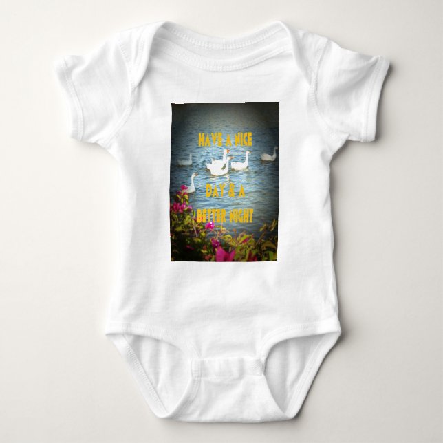 Body Para Bebê Nós sempre deixamos nossos clientes felizes e sati (Frente)