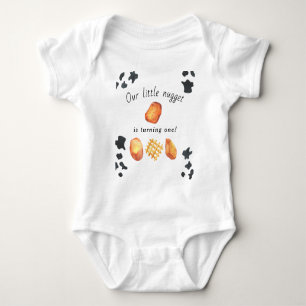 Body Para Bebê Nossa pequena pepita está fazendo um Aniversário d