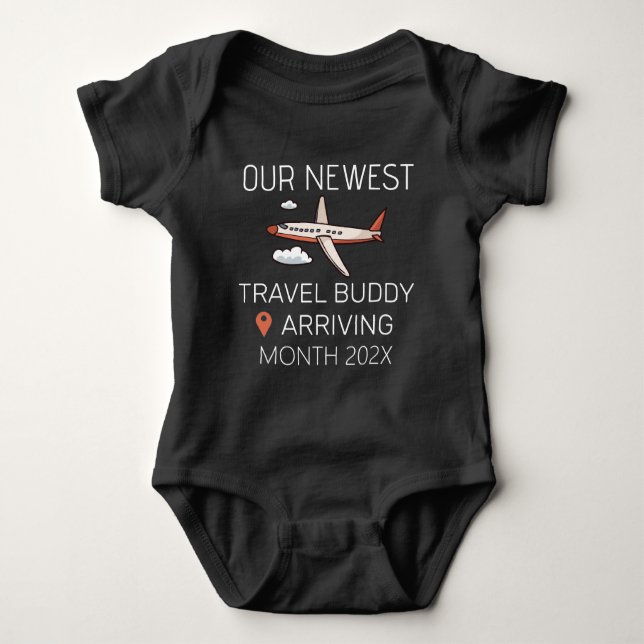 Body Para Bebê Nosso mais novo companheiro de Viagem - Futuro Via (Frente)