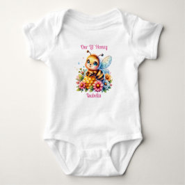 Body Para Bebê Nosso Mel Lil | Abelhas de mel personalizadas