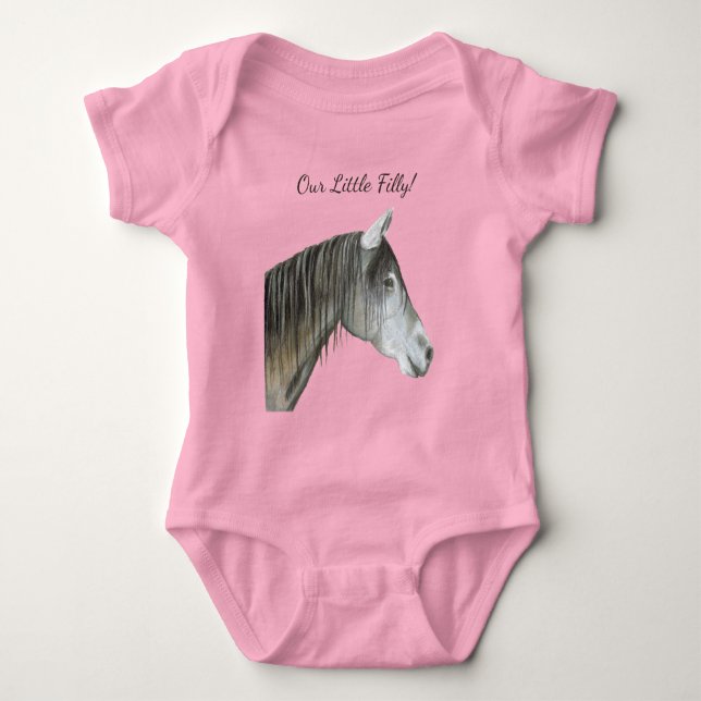 Body Para Bebê Nosso Pequeno Filhote (Frente)