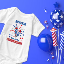 "Nosso Pequeno Firecracker" Personalizado