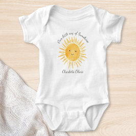 Body Para Bebê Nosso Pequeno Raio De Sol