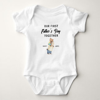 BODY PARA BEBÊ NOSSO PRIMEIRO DIA DE OS PAIS JUNTOS
