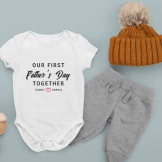 BODY PARA BEBÊ NOSSO PRIMEIRO DIA DE OS PAIS JUNTOS
