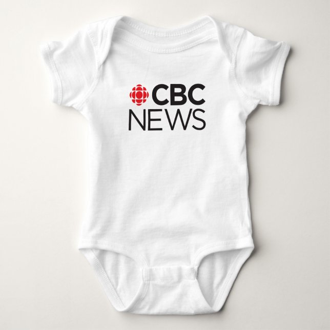 Body Para Bebê Notícias da CBC (Frente)