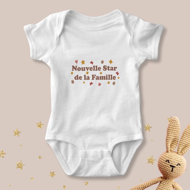 Body Para Bebê Nouvelle Star de la Famille (Criador carregado)