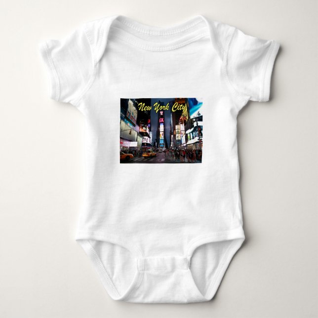 Body Para Bebê Nova Iorque da Times Square Ultimate (Frente)