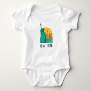 Body Para Bebê Nova Iorque, NYC Skyline
