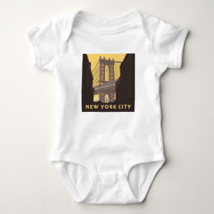 Body Para Bebê Nova Iorque   Ponte Brooklyn