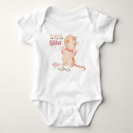 Body Para Bebê Nova Princesa Lilibet Cute Kitten Chamada Baby B