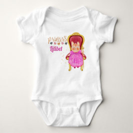 Body Para Bebê Nova Princesa Lilibet Cute Kitten Nomeada
