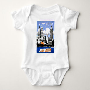 Body Para Bebê Nova York Antiga