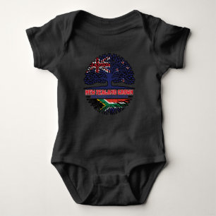 Body Para Bebê Nova Zelândia — África do Sul — Nova Zelândia