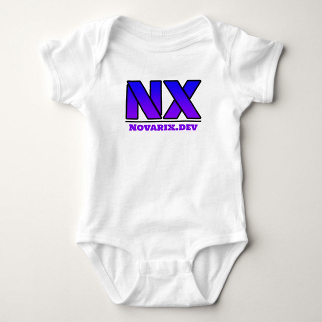 Body Para Bebê Novarix babybodie (Frente)