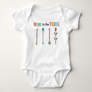 Body Para Bebê Novo às setas do nativo americano do tribo