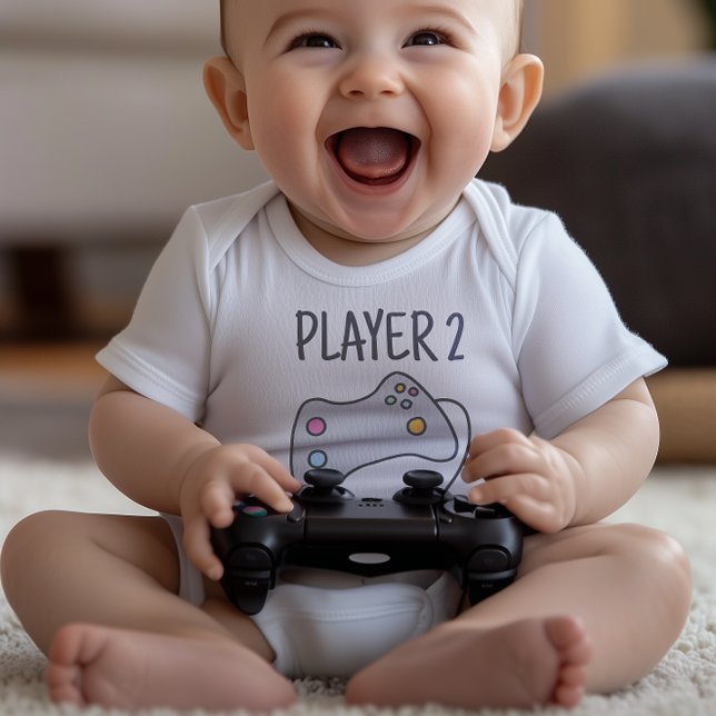 Body Para Bebê Novo Jogador - Roupas combinando para a família (The ultimate baby shower gift for geeky gamer parents ready to level up their little ones)