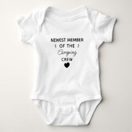 Body Para Bebê Novo Membro da Tripulação Personalizado