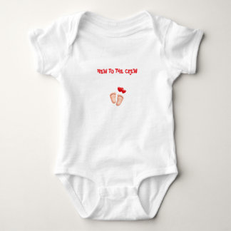 Body Para Bebê Novo na Tripulação — Bodysuit para Recém-Nascido
