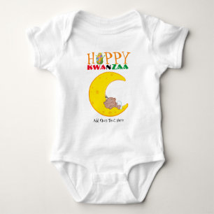 Body Para Bebê Novo Nascer para bebê do KWANZAA Feliz e Personali