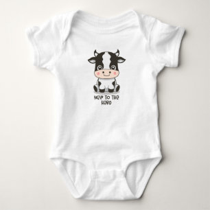 Body Para Bebê Novo no Rebanho Vaca Fofa