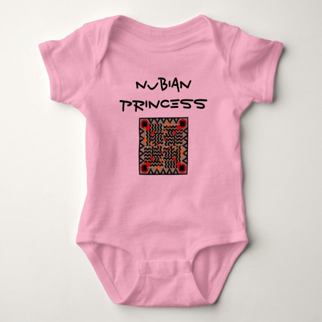 Body Para Bebê Nubian Princess Baby (Frente)