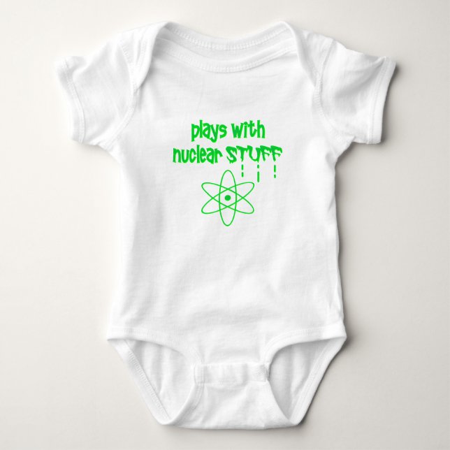 Body Para Bebê nuclear engraçado (Frente)