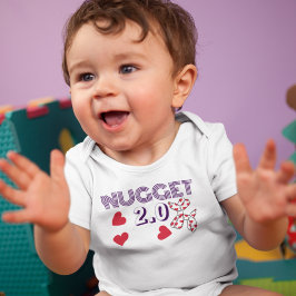 Body Para Bebê Nugget 2.0 Cão Balão & Corações