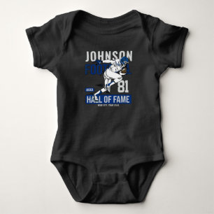 Body Para Bebê NÚMERO DE NÚMERO DA Equipe DE Futebol Personalizad