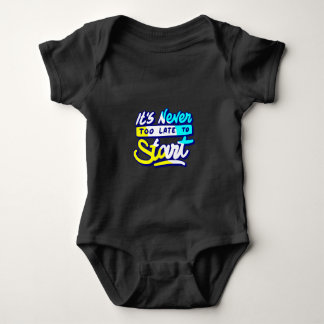 Body Para Bebê nunca é tarde demais para começar a design