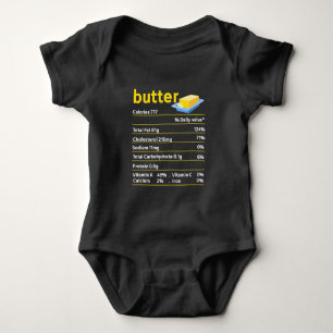 Body Para Bebê Nutrição Engraçada De Manteiga Fala Humor Gordo