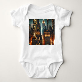 Body Para Bebê NYC Toddler Graphic T Shirt - Icônica New York Cit