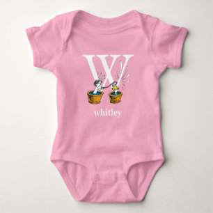 Body Para Bebê O ABC do Dr. Seuss: Letra W - White Adicione seu