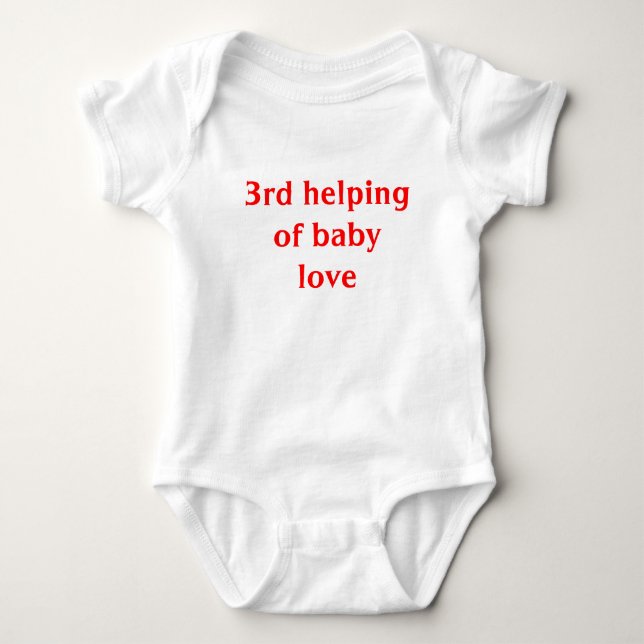 Body Para Bebê ó ajuda do amor do bebê (Frente)