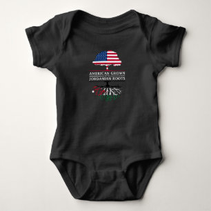 Body Para Bebê O americano crescido com jordano enraíza Jordã