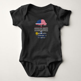 Body Para Bebê O americano crescido com Uruguayan enraíza